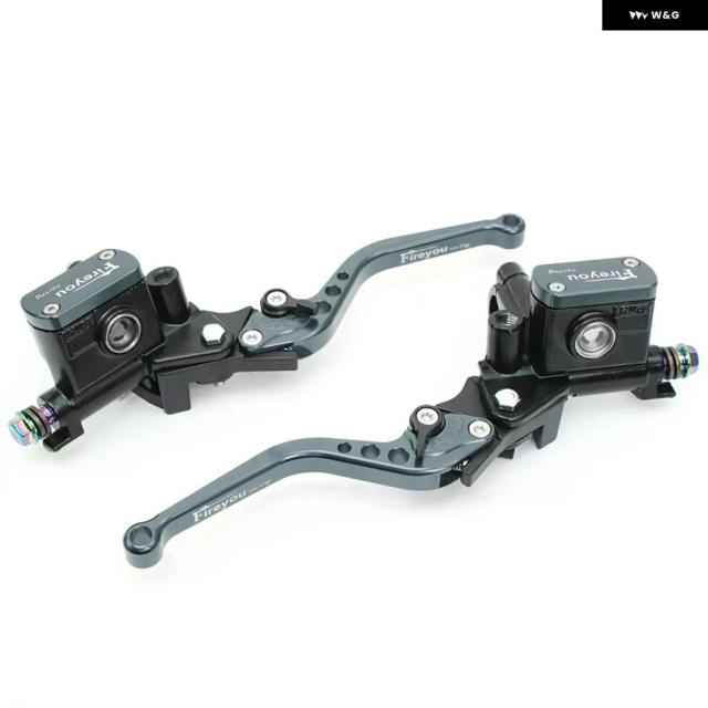 ブレーキ ポンプ マスター シリンダー オートバイ レバー ハンドルバー 油圧 クラッチレーシング バイク 22MM ヤマハ 汎用_5