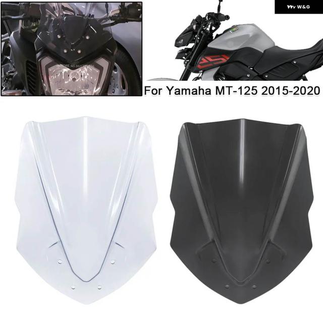 オートバイ ウィンドスクリーン ウィンドデフレクター プロテクター フェアリング ウィンドシールド ヤマハ MT-125 2015 - 20
