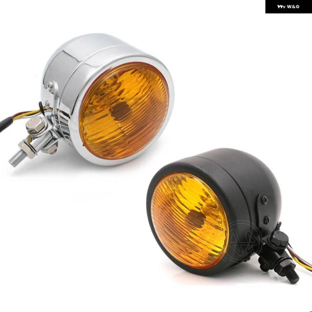 自動二輪車 ヴィンテージ 前照灯 フォグランプ HS1 12V 35W 向こう正面照明ランプ 汎用 CB 表どおり攻撃機 喫茶店レーサー クリーヴァ