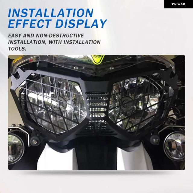 オートバイ ヘッドライト ガード プロテクター カバー グリル トライアンフ TIGER 800 XC XCX XR XRX 2010-2017 2015 2016_3