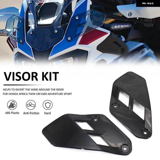 オートバイ ホンダ CRF1000L アフリカツイン アドベンチャースポーツ アッパーウィンドデフレクター バイザーキット CRF 1000 L
