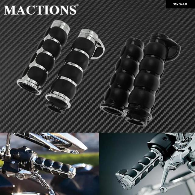 オートバイ 1インチ 25MM ハンドルバー スロットルアシスト バーエンド ゴム製 ハンドルバー ハンド グリップ ハーレー チョッパー ヤマハ バルカン 800