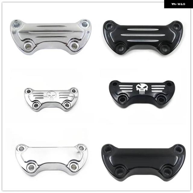 オートバイ PARS スカロップ ハンドルバー ライザークランプ ハーレー ダビッドソン スポーツスター 1200 ローライダー FXRS