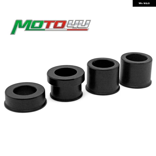 4個軽銀 自動二輪車 レーシングホイール スペーサー 一揃いの道具 トライアンフ 675 675R 表どおりトリプル 後押し 2007-2018