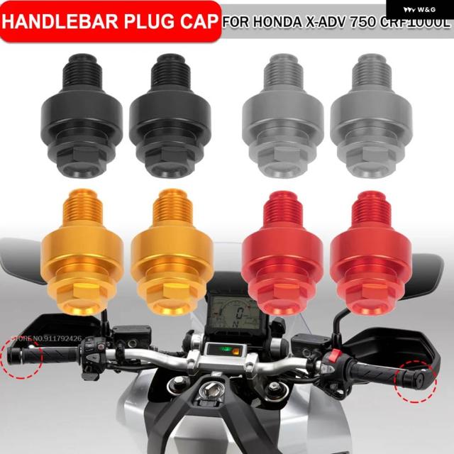 オートバイ ハンドルバー プラグエンドキャップ ハンドルバー テールプラグ ハンドルバー グリップ カバー ホンダ X-ADV 750 2023 CRF1000L AFRICA TWIN ADV