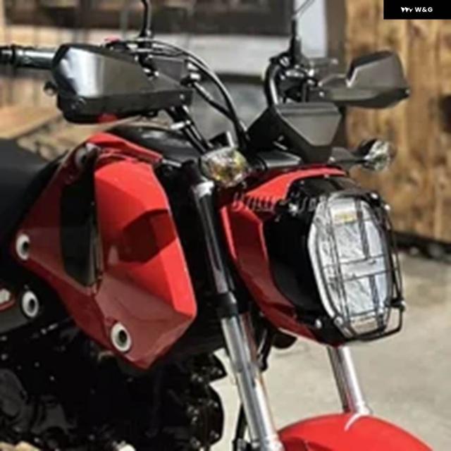 ホンダ H2C MSX GROM 2020 2021 2022 バイク ヘッドライト ガード プロテクター ヘッドライト グリル カバー_2