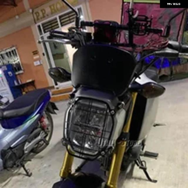 ホンダ H2C MSX GROM 2020 2021 2022 バイク ヘッドライト ガード プロテクター ヘッドライト グリル カバー_3