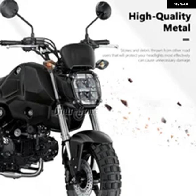 ホンダ H2C MSX GROM 2020 2021 2022 バイク ヘッドライト ガード プロテクター ヘッドライト グリル カバー_5