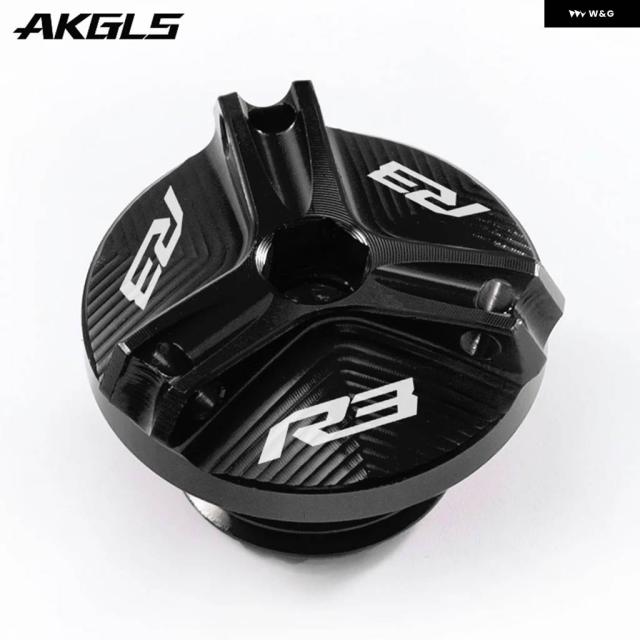 ヤマハ YZF R3 YZF-R3 YZFR3 2015-2022 オートバイ フロントとリアブレーキオイルキャップ とオイル フィラー キャップ R3 アクセサリー_17