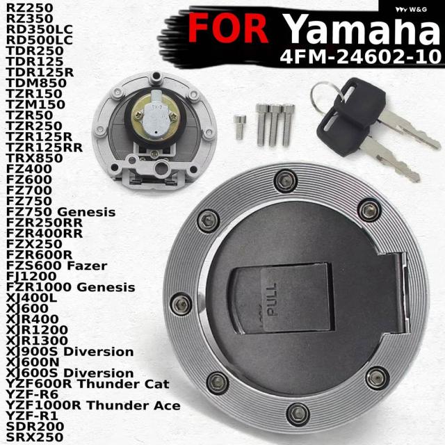 燃料ガスキャップ カバー 付き キータンク ヤマハ SDR200 SRX250 XJ400L TDR125 RD350LC FZR600R RD500LC FZS600 XJ600N XJ600S ダイ バージョン