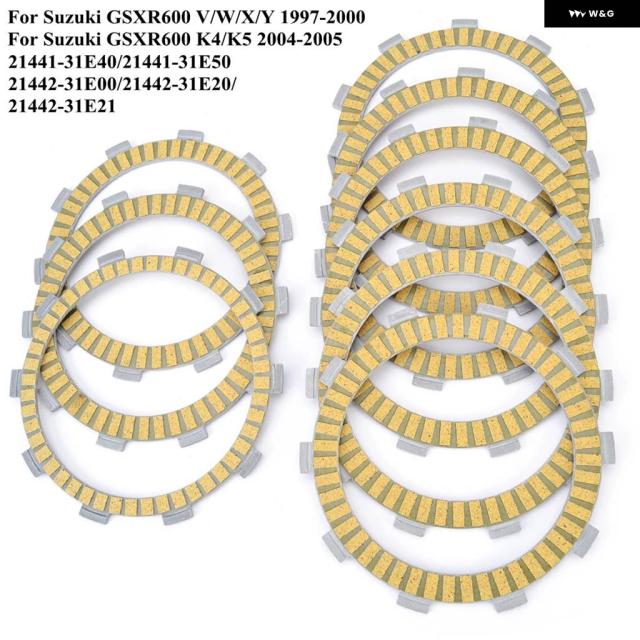 クラッチディスク フリクションプレート キット スズキ GSXR600 K4/K5 1997-2000 2004-2005 21441-31E40 21442-31E00 21441-31E50