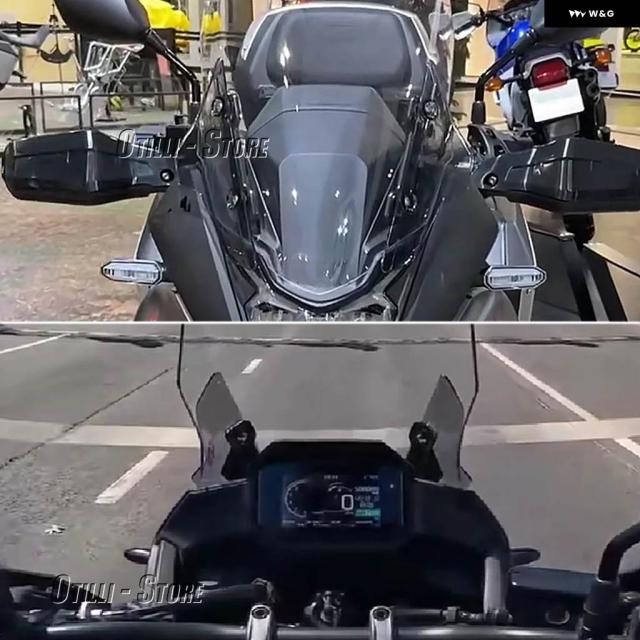 2025 オートバイ フロントウィンドデフレクター サイドスポイラー ウィンドシールド ウインドスクリーン ホンダ XL750 TRANSALP XL 750 TRANSALP 2023 2024_5