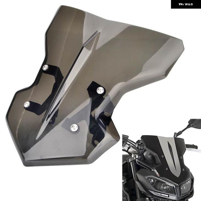 MT09 FZ09 ウィンドシールド ヤマハ MT-09 FZ-09 2017 - 20 オートバイ ウィンド ディフレクター シールドスクリーン