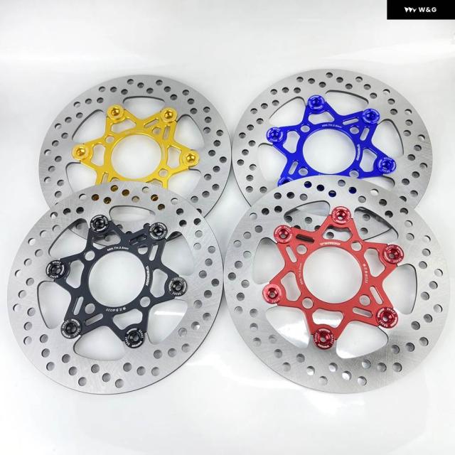 汎用 4穴 合金 フローティングディスク オートバイ ブレーキディスク ブレーキ パッド 220MM オートバイ フロントディスクブレーキ穴ピッチ55M