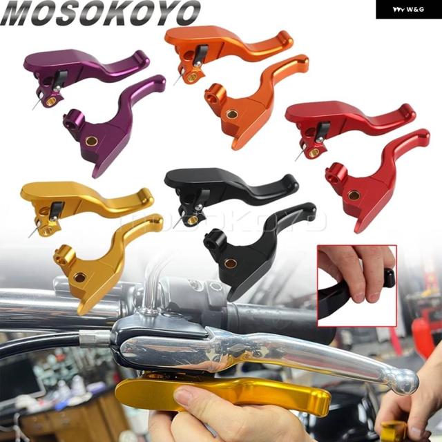 オートバイ ブレーキ レバー クラッチ レバー ショーティー2フィンガーハンド コントロール レバー ハーレー ツーリングトライグライド フリーホーラーFLRT 2021-2024