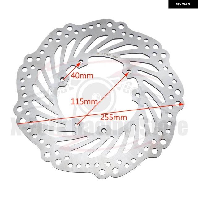 ホンダ 向こう正面銀輪 うち切りレコード盤 回転子 CRF250L 2013-2020 CRF300L 2021-2024 2022 2023 ブレーキローター 45351-KZZ-901