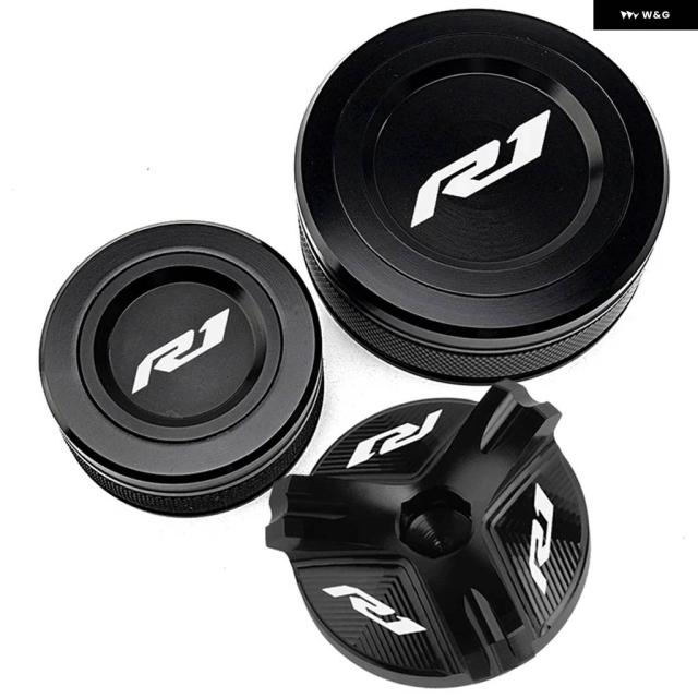 ヤマハ YZF R7 R1 YZFR7 YZFR1 2010-2021 - 23 オートバイ オイル充填キャップ フロントリア ブレーキフルード リザーバー カバー YZF-R7_10