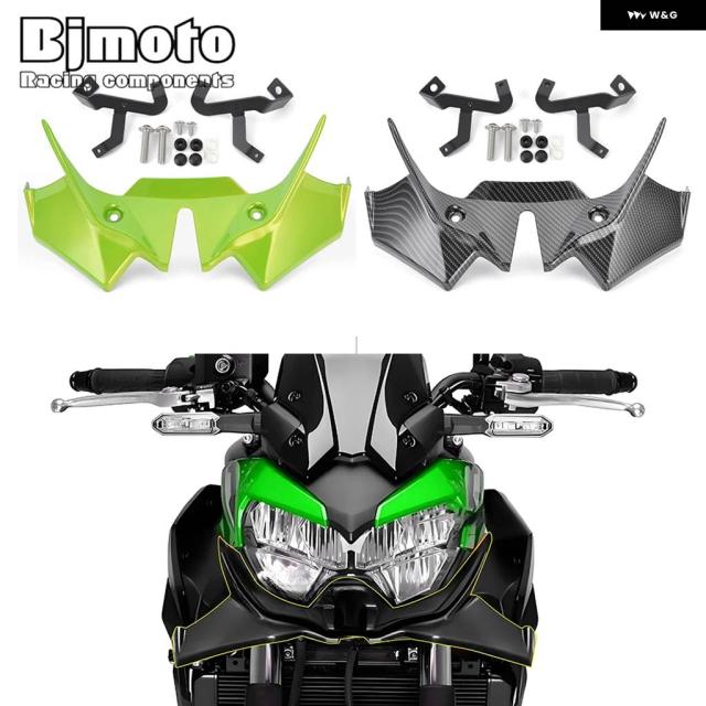 Z650 2024年モデル フロントウイング 固定翼 ディフレクター フェアリング フロントウイング アクセサリー カワサキ Z 650 Z-650 2025 2021 - 2023