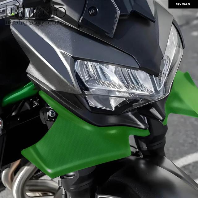 Z650 2024年モデル フロントウイング 固定翼 ディフレクター フェアリング フロントウイング アクセサリー カワサキ Z 650 Z-650 2025 2021 - 2023_2