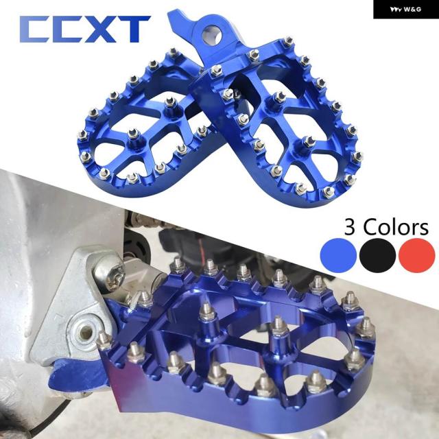 バイク CNCアルミ フットレスト ペダル ヤマハ YZ250F YZ450F YZ450FX WR450F 2024 YZF250 YZF450 WRF450 YZF450X