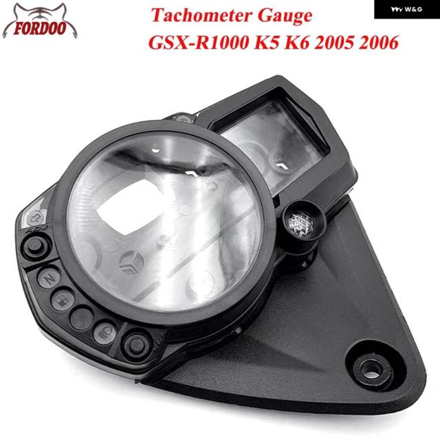 スズキ GSXR1000 GSX-R1000 K5 K6 GSXR 1000 2005 2006 オートバイ スピード メーター タコメーター計器 クラス ター ハウジング シェルカバー