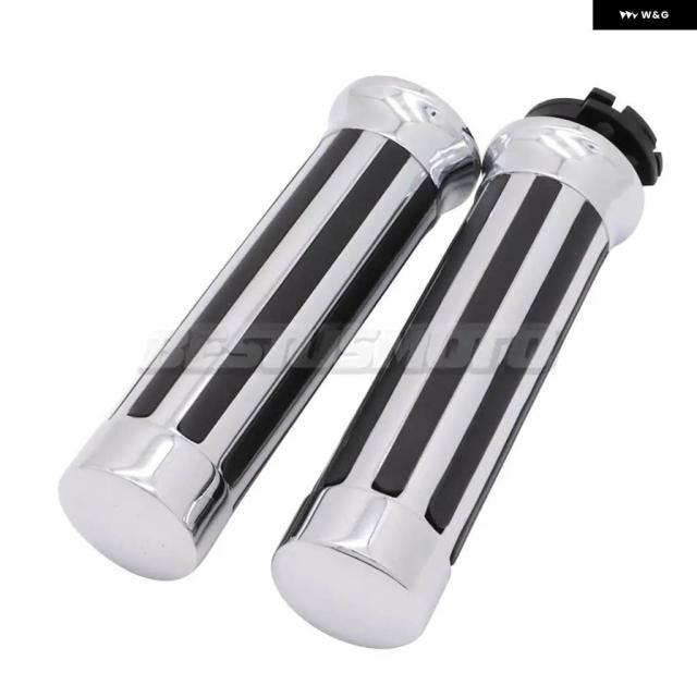 オートバイ 7/8インチ 22MM 1インチ 25MM ハンド グリップ ハーレー ホンダ 汎用 ヤマハ バイク クルーザー チョッパー カスタム_3