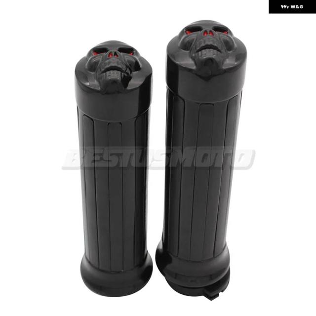 オートバイ 7/8インチ 22MM 1インチ 25MM ハンド グリップ ハーレー ホンダ 汎用 ヤマハ バイク クルーザー チョッパー カスタム_9