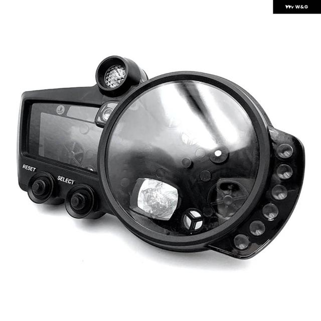 R1 02-03 R6 03-05 R6S 06-10 バイク スピード メーター 計器箱 オドメーター タコメーター ハウジング カバー ヤマハ R6 R6S用_2