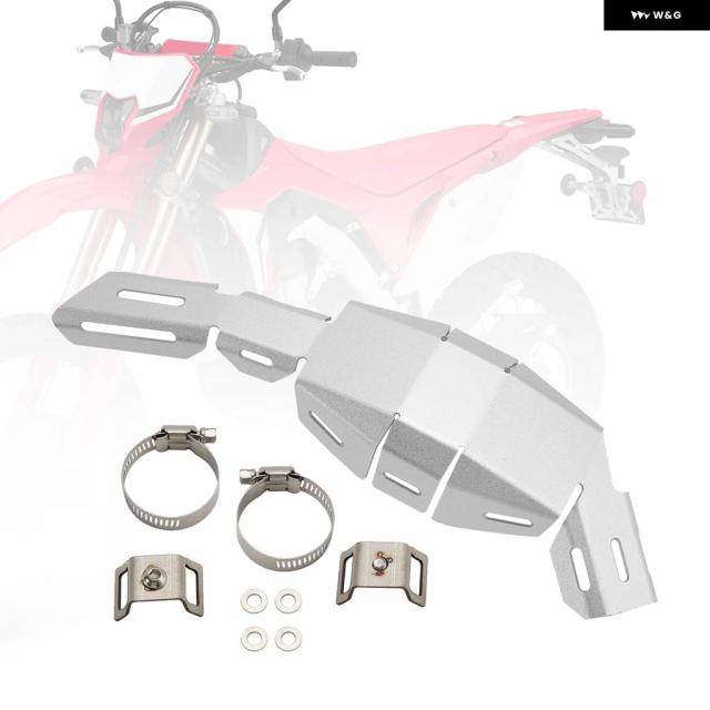 鋼製マフラー ブラケット ホンダ CRF 250 300 CRF250 CRF300 2021 - 23 装飾 カバー