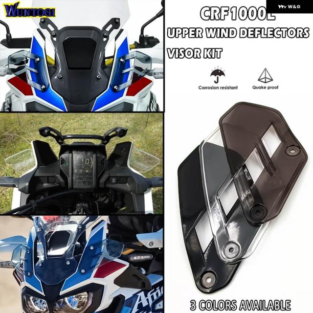 ホンダ CRF1000L CRF 1000L アフリカツインアドベンチャースポーツアッパーウィンド ディフレクター バイザーキット オートバイ サイド ディフレクター キット