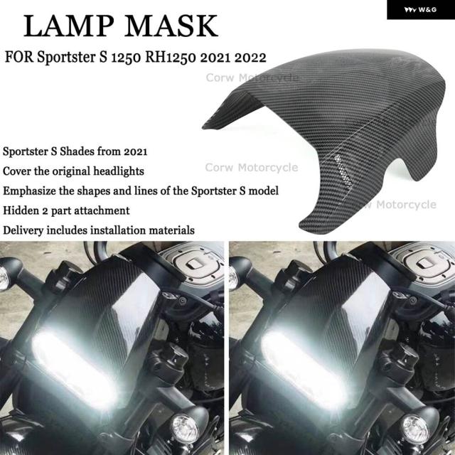 オートバイ ウォータートランスファー ヘッドライト フェアリング カバー ヘッドランプ アクセサリー スポーツスター S 1250 RH1250 2021 2022 8,330円