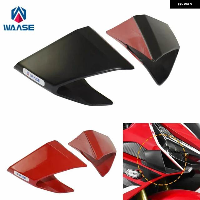 ホンダ CBR650R CBR650RA RA 2019 - 2023年21月21日 フェアリング ウィングレット スポイラー 側面舞台の袖 プロテクター フィン 刈り込み 取りまかなう