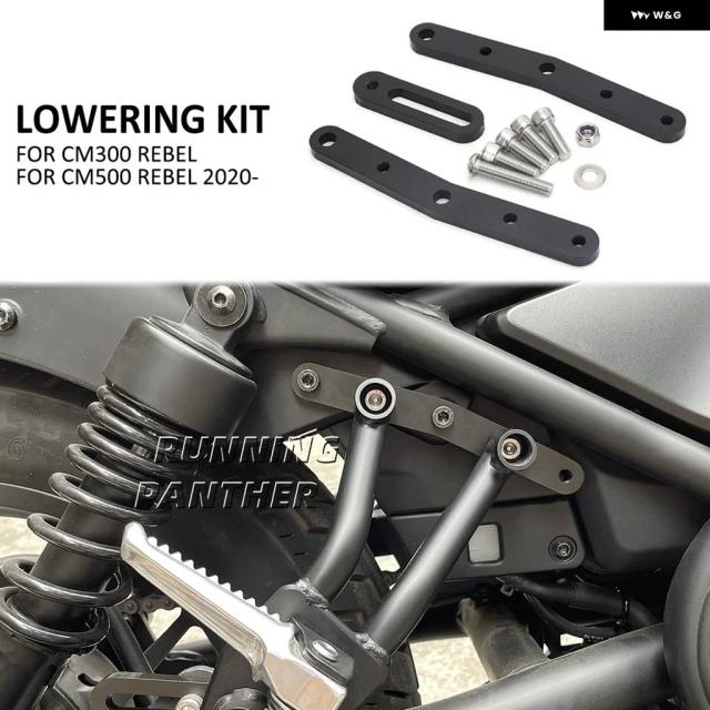オートバイ アクセサリー乗員用 フットレスト ホンダ CM300 CM500 REBEL CM 300 CM 500用 フットペグ リアペダル降下キット サポート