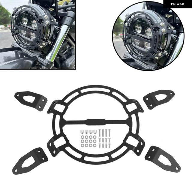 ホンダ CL250 CL500 CL 250 300 2023 2024 オートバイ ヘッドライト ガード グリル カバー ヘッドランプ プロテクション SCL500 CL300