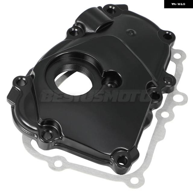 バイク エンジン クランクケース オイル ポンプ ステーターカバー ガスケット付き ヤマハ YZF-R6 2003 2004 2005 R6S 2006 - 09