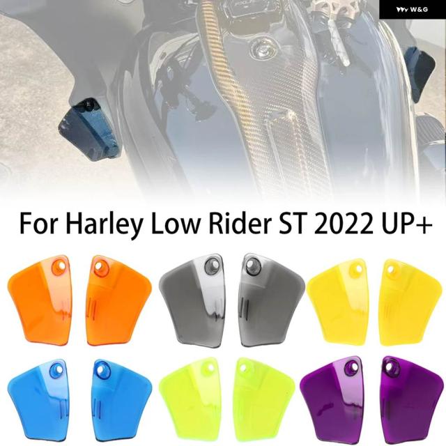 ハーレー ローライダー ST 2022-2025年モデル オートバイ カラフルな PCST ヘッドライト フェアリング エア ディフレクター