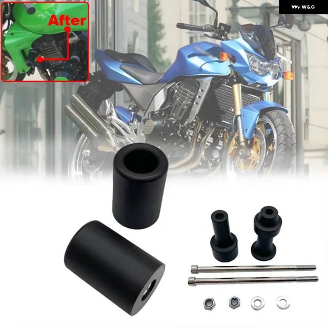 カワサキ Z1000 2003年2006年ひな型新ひな型 黒いこと/炭素 ひな型 スライダー 発動機 落っこちる