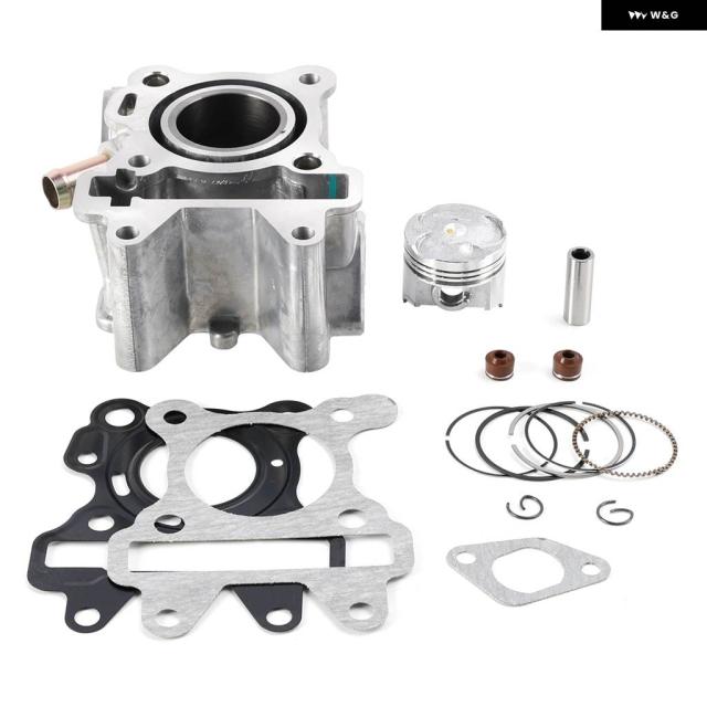 50CC シリンダー ピストントップエンドキット ヤマハ AEROX GIGGLE NEOS VINO 50 4T LC オートバイ アクセサリー用