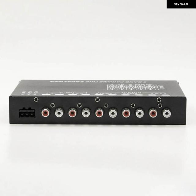 5バンドカー オーディオ イコライザー スタイリッシュな高性能 フロントリア サブ出力CD/AUX入力セレクトスイッチ付き バイク RV RTV用