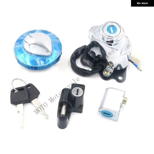 シャドウ VLX VT 750 400 600 VT750 VT400 VT600 イグニッション スイッチ ガスキャップ カバー シート バイク ロックキーセット