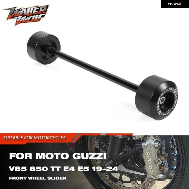 モト バイク 前輪 フォーク スライダー アクスル プロテクター モトグジー V85 TT 850 E4 E5 2019-2024 アクスル フォーク クラッシュ スライダー V85TT 2023