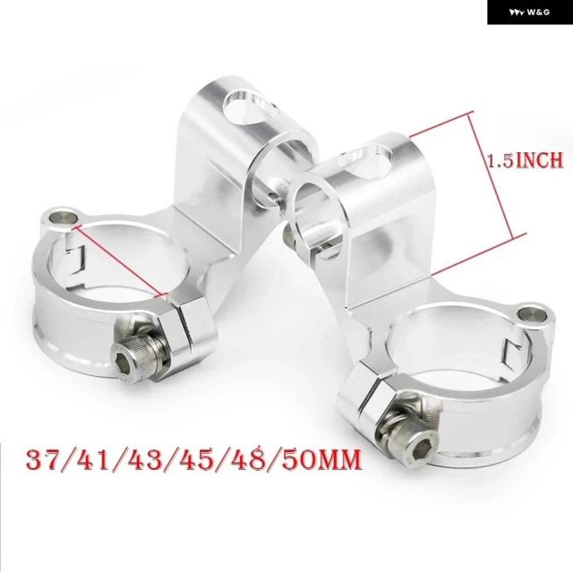 汎用 CNC 37MM 41MM 43MM 45MM 48MM 50MM 51MM 自動二輪車 クリップオン 民族音楽 ライザー1.5in 手持ち部分赤ちょうちん クリップオン
