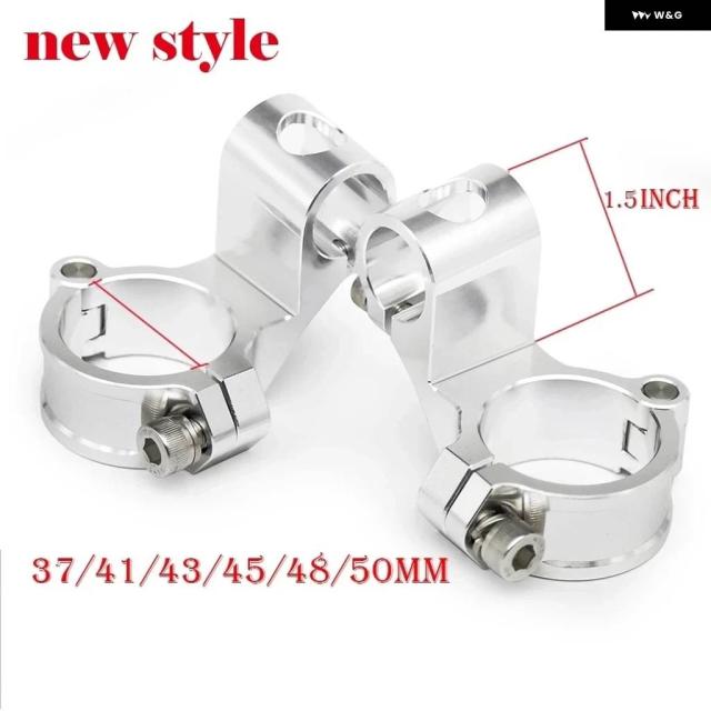37 41 43 45 48 50MM 51MM 7/8in 汎用 CNC 自動二輪車 1.5in ライズド 手持ち部分赤ちょうちん 手持ち部分赤ちょうちん クリップオンヘッドクランプ