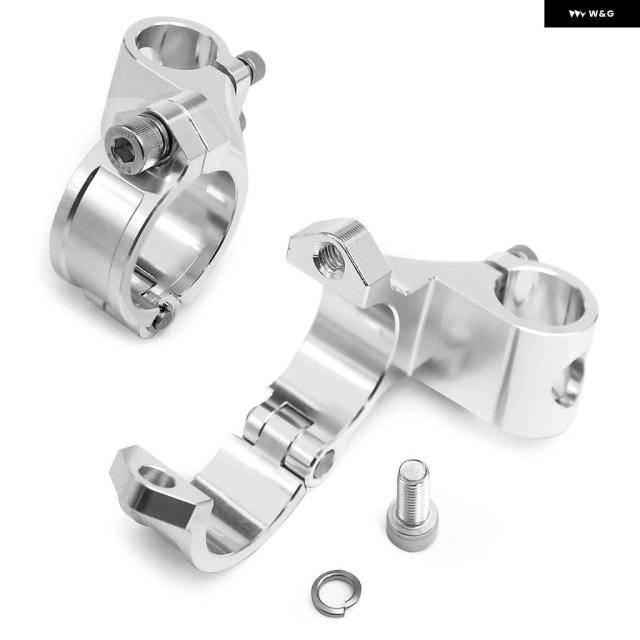 37 41 43 45 48 50MM 51MM 7/8in 汎用 CNC 自動二輪車 1.5in ライズド 手持ち部分赤ちょうちん 手持ち部分赤ちょうちん クリップオンヘッドクランプ