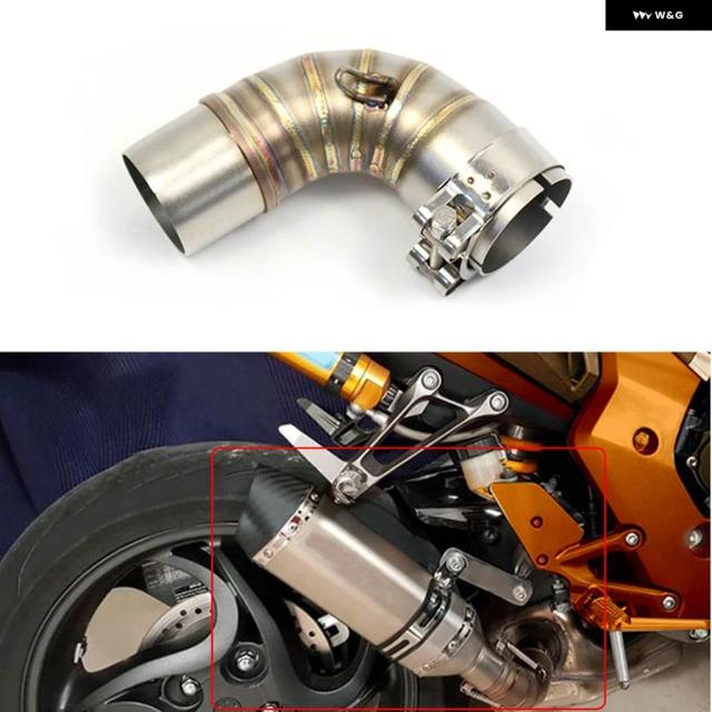 CB1000R ホンダ 1000R CB1000R 2009-2016 MOTOアクセソリー用51MM オートバイ マフラーミッド チューブ リンク パイプ