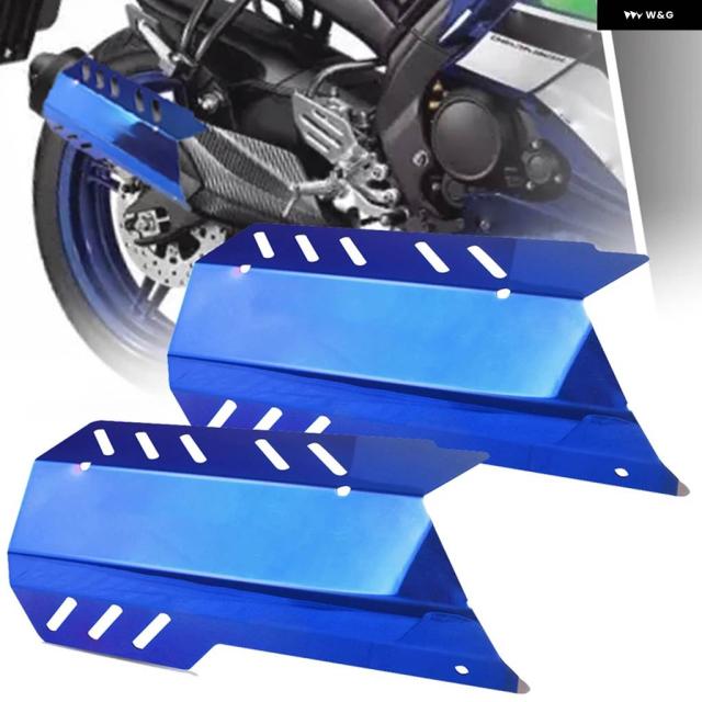 アクセサリー バイク マフラー クラッシュ プロテクター カバー ヤマハ 5 V3 MT15 MT 15 YZFR15 2017 - 21