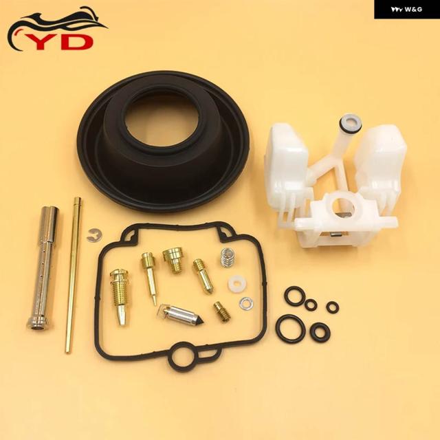 スズキ DR650 SE DR650SE 1996-2012年 キャブレター リペア ダイアフラムフロートピン バルブ ニードル部品キット