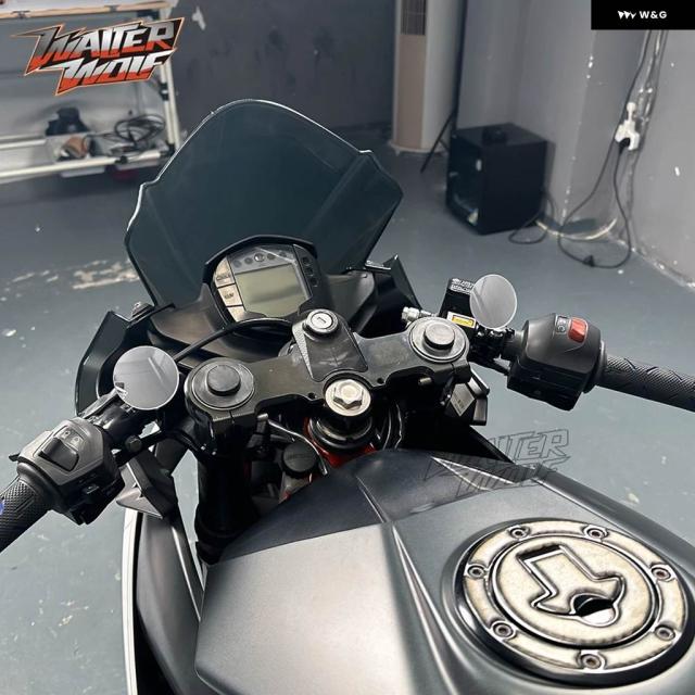 360度リアビューミラー スズキ ヤマハ ホンダ ドゥカティ CFMOTOせつ然たる 広広とした領域 変数 手持ち部分赤ちょうちん 鏡鑑 リム受け答え