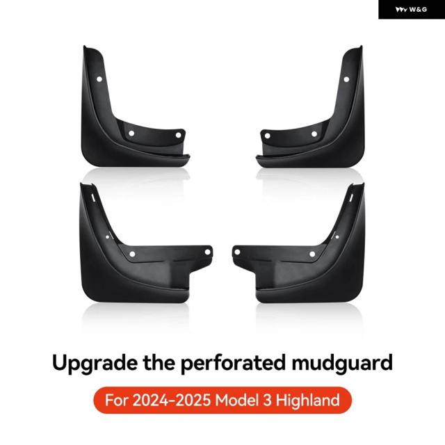 テスラ ひな型3Yハイランドジュニパー2021-年用4平和条約前リアマッド 下げ翼 テスラ 向こう正面後押し どろ除け プロテクター 付属品