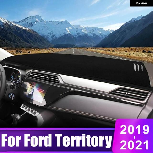フォード テリトリー 2019 - 2021 車用 ダッシュボード カバー 日よけライト回避マットインストゥルメント パネル 滑り止め パッド アクセサリー